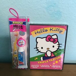Hello kitty movie & toothbrush bundle